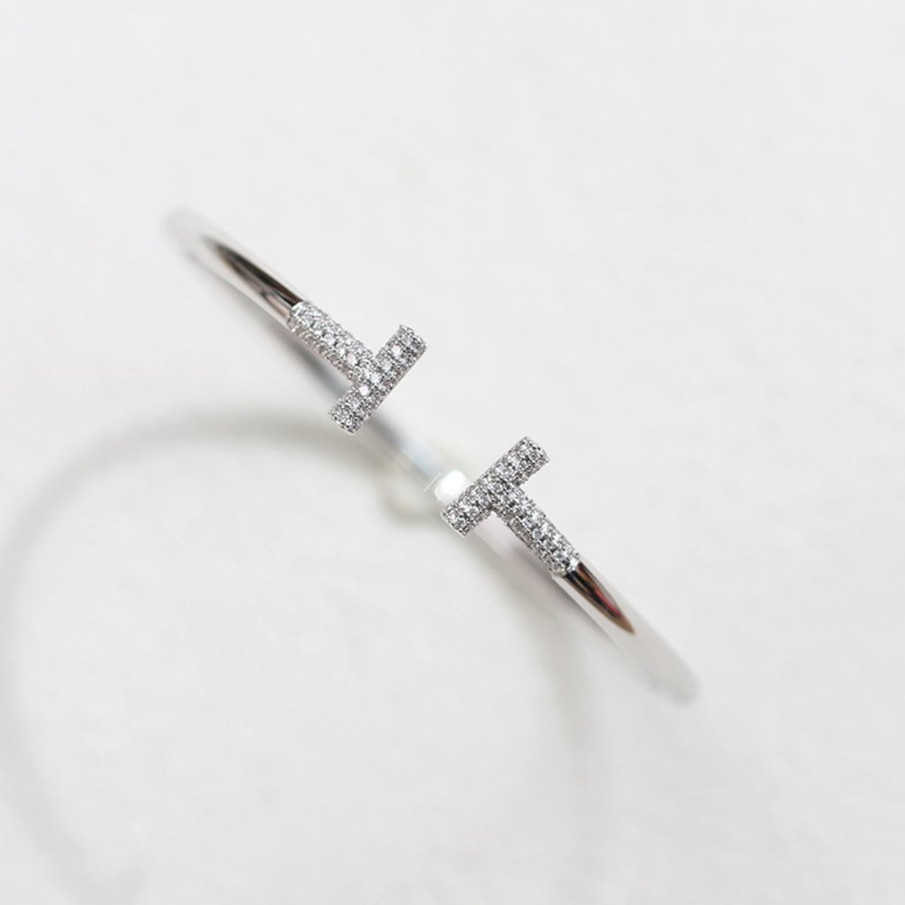 Rose Gold Beautiful Open Bracelet - Picture 9 of 12